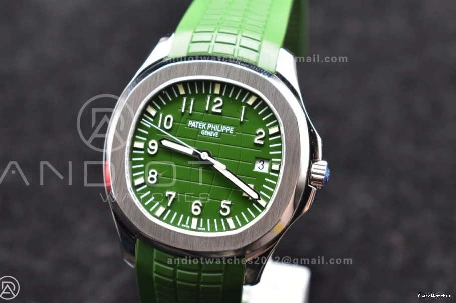 ZF Strap Dial 5168G 324CS Green Aquanaut Rubber 1:1 42mm On Best Edition Green 514 NewStyle SS 1026